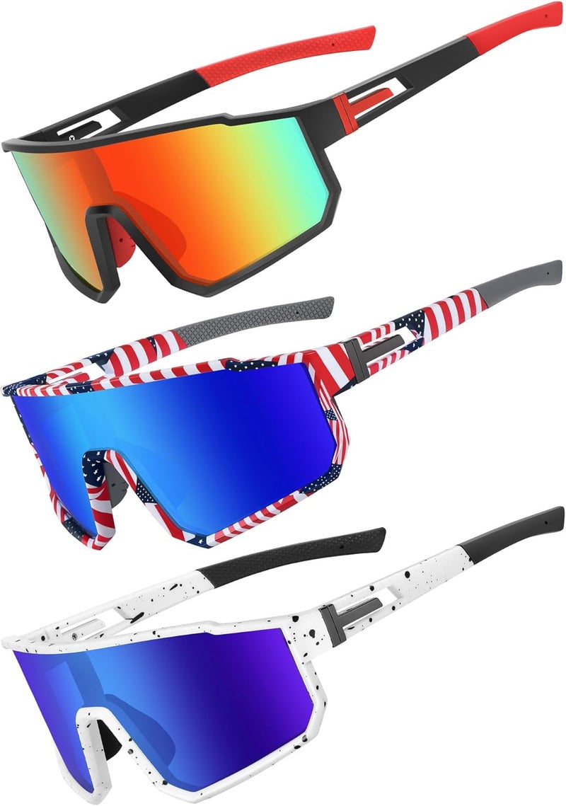 Derowern Youth Baseball Sunglasses, Kids Polarized Sports Sunglasses,UV400 Protection Glasses for Boys Girls Softball Cycling - Image 1